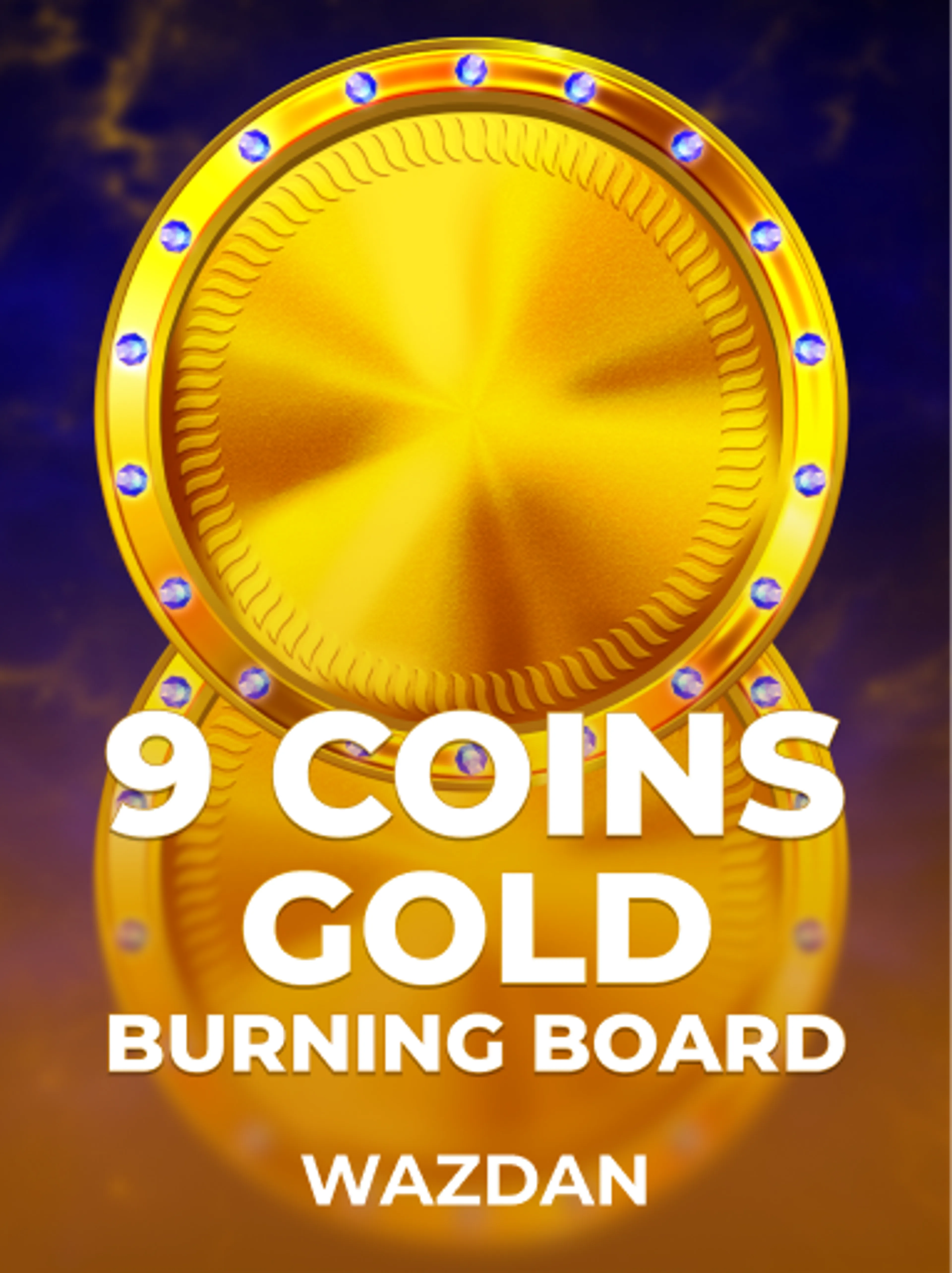 9 Coins Gold Burning Board